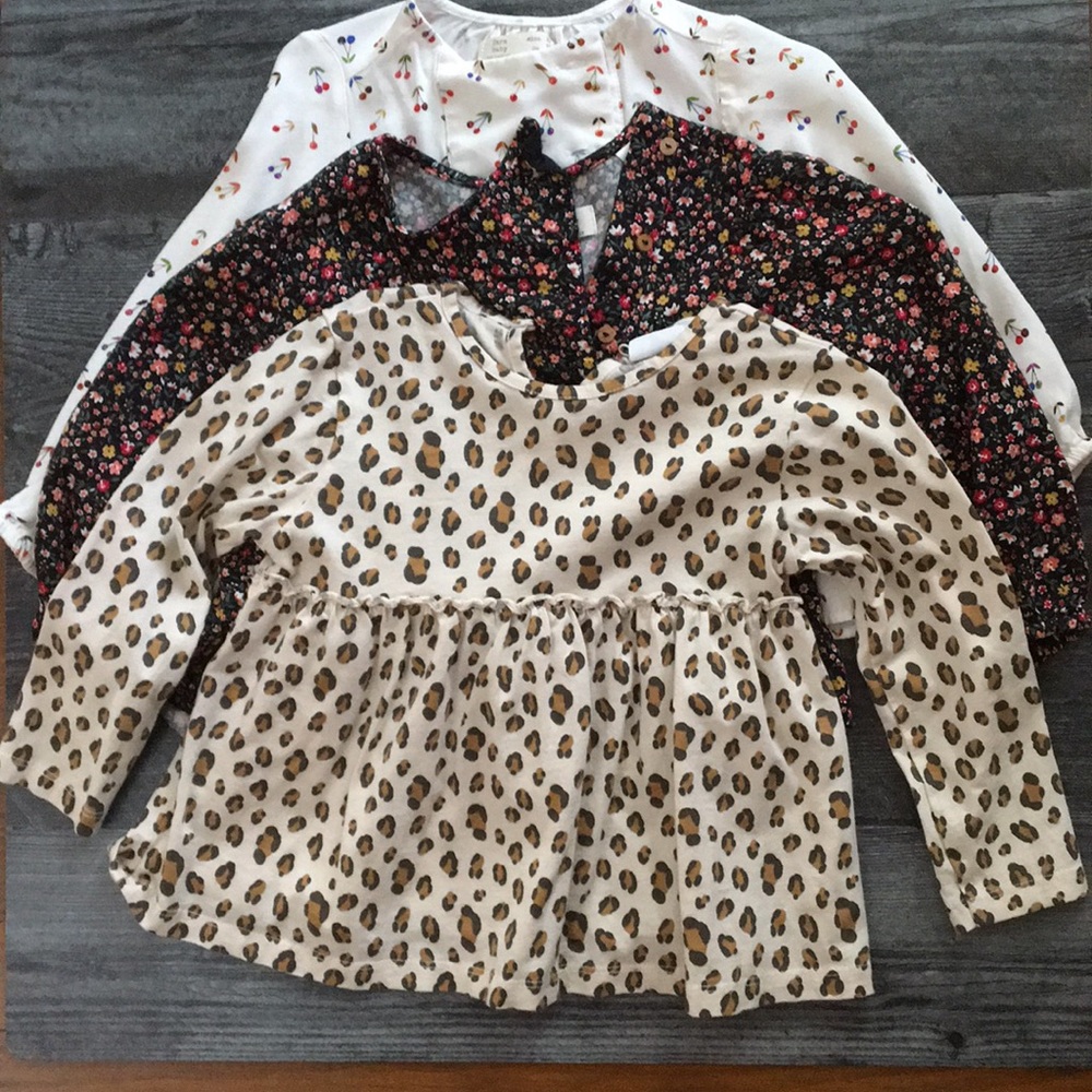 3 Zara blouses. GUC.